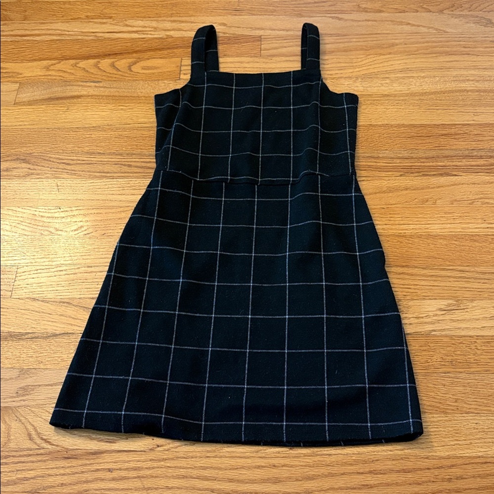 Abercrombie Kids Black Plaid Dress